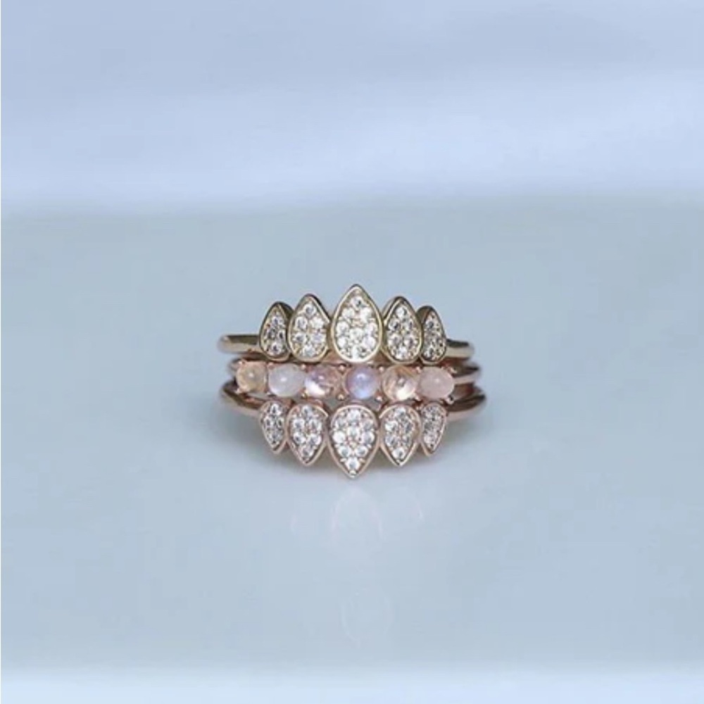 Melanie Auld Elegant Teardrop Ring